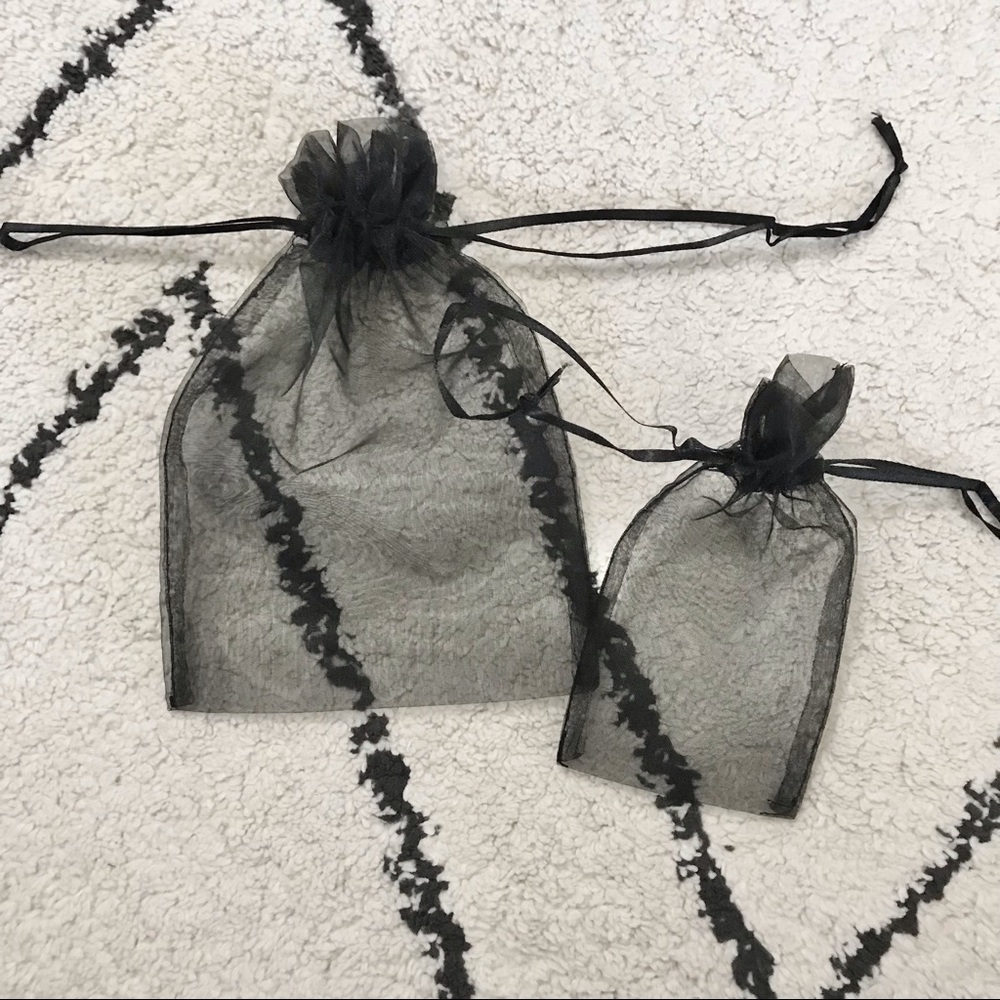Gift Bags | Sheer Black | Small/Large